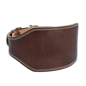 Ceintures de gymnastique en peau de vache Powerlifting Fitness Ceinture en cuir d'haltérophilie 10mm 13mm Ceintures de soutien du dos pour adultes - Product Image 2