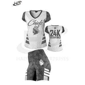 Uniforme de pom-pom girl de haute qualité à séchage rapide pour femmes - Product Image 5