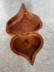 Moroccan Style X <b>Large</b> Heart <b>Box</b> Jewellery <b>Storage</b> <b>Box</b> in Araar French Polished - Product Image 2