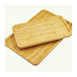 Produit chaud 2024 plateau en bambou fait main // durable, matériau naturel parfait pour la vie verte et la décoration intérieure écologique - Product Image 1