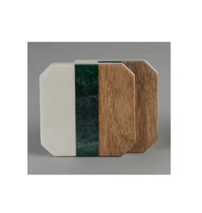 Posavasos Premium de lujo de alta calidad Diseño moderno ecológico Mármol y madera Nuevo posavasos decorativo a un precio atractivo - Product Image 3
