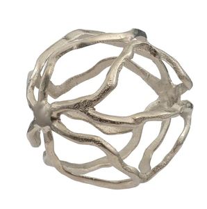 Sculpture en métal vintage argentée de bonne qualité pour la décoration de la maison, décoration de table, hôtel de luxe, restaurant, fabrication en Inde, vente en gros - Product Image 1