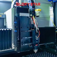 Glorystar pour découpeuse laser CNC 3000W pour acier avec refroidissement par eau, contrôle automatique et numérique, système Cypcut pour tôles
