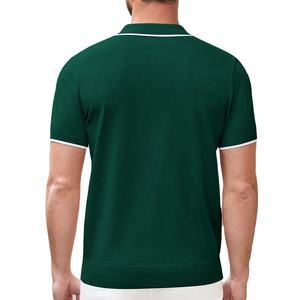 T-shirt d'été pour homme de haute qualité, uni, décontracté, sportswear, à manches courtes, coupe ajustée, respirant, séchage rapide, polyester/coton - Product Image 2
