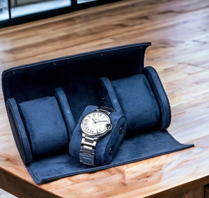 Travel <b>Watch</b> <b>Case</b> Grooms Fathers Gift, Gift for Him, Anniversary Gift Travel <b>Watch</b> Box, Gifts for Him for Men Custom Jewelry Box - Product Image 2