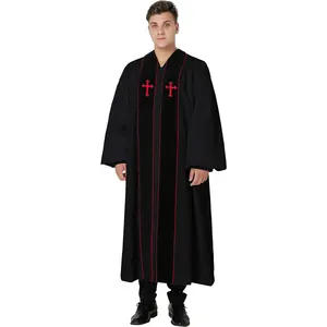 Vente chaude de haute qualité Logo personnalisé impression poids léger professionnel hommes église costume en vente maintenant