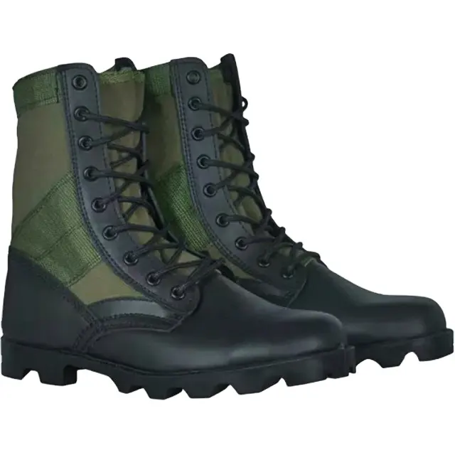 camouflage print hiking jungle boots high length jungle boots- heavy duty made in india