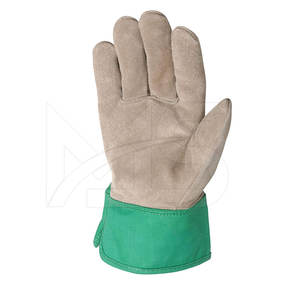 Logo personnalisable de haute qualité cuir de vachette fendu gants de sécurité au travail Protection contre les chocs écran tactile antidérapant étanche - Product Image 4