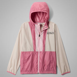 Veste confortable de haute qualité avec logo personnalisé et poche / Design bicolore Fermeture éclair avec capuche Garçons - Product Image 1