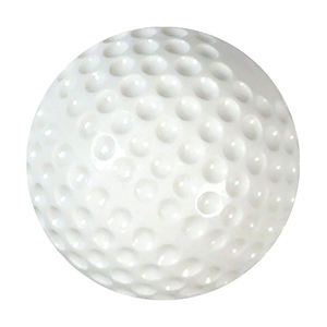 ลูกบอลฮอกกี้สีขาวสำหรับการแข่งขันกีฬาลูกบอลพีวีซีสีขาวมีรอยบุ๋มลูกฮอกกี้โลโก้และออกแบบตามสั่ง - Product Image 4