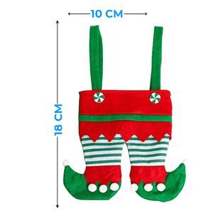 Sacchetto Regalo Decorativo a Forma di Elfo per Regali Festivi Natalizi - Product Image 4