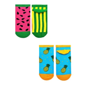 10-Pack Breathable Jacquard Print Patterned Slipper <b>Socks</b> <b>Cute</b> Girl's Nylon <b>Socks</b> for Daily Use One Size Fits All Summer Spring - Product Image 3