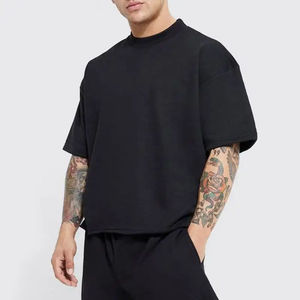 Camiseta Premium de algodón pesado con hombros caídos GSM 240 | Camiseta de gran tamaño personalizada para hombres - Product Image 1