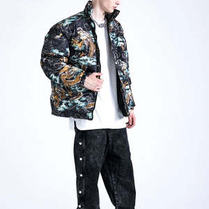 Chaquetas para Hombre con Estampado de Dragón Chino, Chaqueta de Invierno Personalizada, Chaqueta con Logotipo Personalizado para Hombre, Chaquetas de Plumón 2026 - Product Image 6