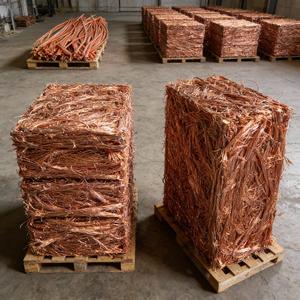 Déchets de fil de cuivre, fils de cuivre pur brillant et nu, propres, 99,9 %, prêts pour la fonte, le recyclage et la fourniture en gros volume - Product Image 4