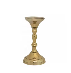 New Arrival Best Quality Metal Candle <b>Holder</b> Tabletop Wedding Decorative Metal Candle <b>Tealight</b> <b>Holder</b> Handmade Metal Brass Decor - Product Image 2