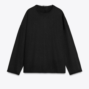 เสื้อกันหนาวมีฮู้ดโอเวอร์ไซส์มีกระเป๋าแฟชั่นแนวสตรีทเสื้อยาวแบบเลือกได้สไตล์คลาสสิกของผู้หญิงเสื้อขนแกะมีลายคอวี - Product Image 1