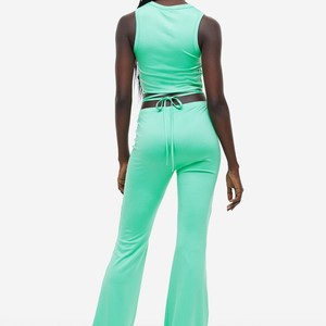 High Waisted Workout Yoga <b>Leggings</b> for Women Hight Quality Fitness Women Yoga Gym 2-piece Bra and Lagging - Product Image 5