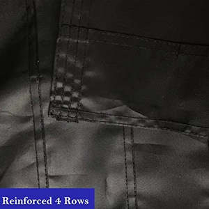 12x18 Inch Black American <b>Flag</b> All-Black Boat US <b>Flag</b> with Embroidered Stars Heavy Duty High Wind Durable Sewn Stripes - Product Image 3