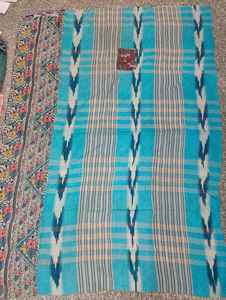 Hecho a mano Reversible Kantha sostenible cosido a mano Kantha tradicional Vintage 100% algodón hecho a mano Boho Chic Kantha - Product Image 6