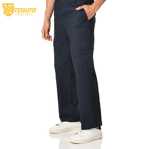 Pantalones cargo de algodón 100% de alta calidad para hombre, pantalones largos para exteriores, estilo deportivo informal táctico, liso, teñido, de lana media, bajo MOQ - Product Image 3