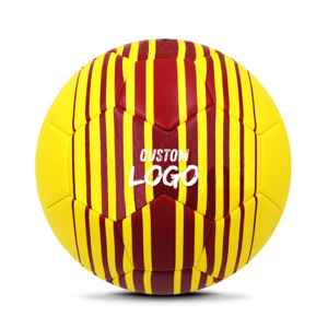 Machine à ballon de football 32 panneaux personnalisée cousue, couverture en PVC durable et vessie en caoutchouc idéale pour les promotions, la publicité et les loisirs - Product Image 1
