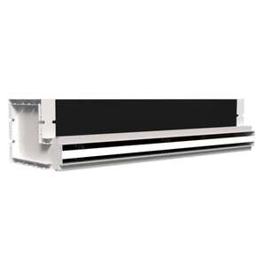 Aircontrol Concealed Plenum <b>Vent</b> White Profile 2 <b>Vents</b> 1700x50mm Aluminum Easy Installation - Product Image 1
