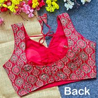 Dernière tenue de designer à feuilles persistantes vente chaude meilleur chemisier en coton pur Ajrack avec Katha travail couleur incroyable achats en ligne inde