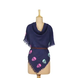 Meist verkaufter Schal für diese Wintersaison Jacquard Hand gefertigter Schal für stilvolle Damen Artikel aus Baumwolle, Acryl und Wolle