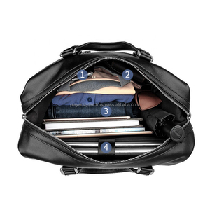 Sac de voyage en toile personnalisé, grande capacité, sac de sport pour le week-end, sac de sport, fournisseur en gros OEM - Product Image 3