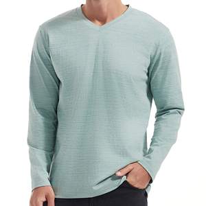 T-shirts pour hommes 100% coton Tissu tricoté de haute qualité avec logo personnalisé Service OEM Motif de lettres personnalisées en vente - Product Image 1