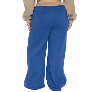 Ensemble de survêtement 2 pièces élégant et uni pour femme, avec taille élastique, personnalisable, collection hiver 2026 - Product Image 5