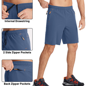 Pantalones cortos informales con cordón para hombre con cintura elástica, perfectos para el verano, los deportes y la comodidad diaria, pantalones cortos de diseño personalizado para hombre - Product Image 6