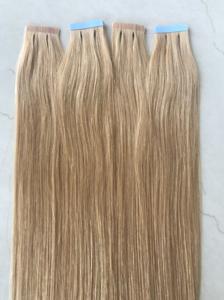 Ventas al por mayor Color n. ° 27 Remy Tape Hair Extension's Machine Single Drawn Tape In Hair Extension's Virgin Human Tape Human Hair's - Product Image 3