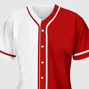 Maillot de baseball vierge personnalisable par sublimation, respirant, antibactérien, séchage rapide, grandes tailles, broderie sur mesure, conception gratuite, vente en gros - Product Image 5