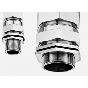 Weatherproof Double Compression <b>Cable</b> Gland M32 x 1 1 4 ET Thread <b>Cable</b> Range 26 33mm Brass IP68 Dust Water Proof Industrial - Product Image 5