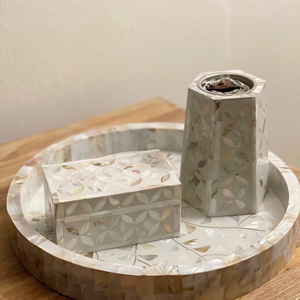 Juego de Quemadores de Incienso de Nácar, Caja de Almacenamiento Decorativa, Regalo para Ramadán, Uso Religioso, Decoración Árabe, Regalo de Temporada - Product Image 4