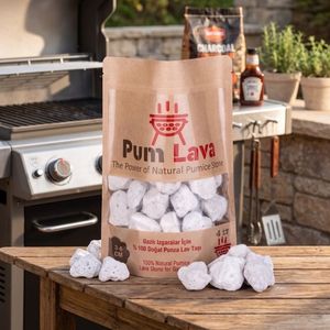 Pierre de lave naturelle turque pour barbecue, roche ponce volcanique pour grillades au gaz, réutilisable, rétenteur de chaleur, écologique, vente en gros en vrac - Product Image 5