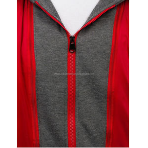 Men Autumn Outdoor Sports Jacket Casual Hooded Stand Collar Front Logo Waterproof Windproof Standard Thickness - Product Image 4