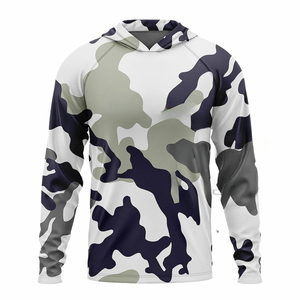 Venta al por mayor OEM personalizado Unisex Camo Hoodies camuflaje Sudadera con capucha caza Camo patrón secado rápido transpirable caza sudaderas con capucha - Product Image 1