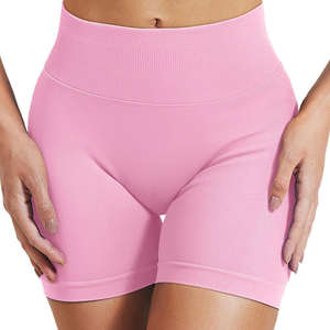 Wholesale Custom Made Quick Dry Blank <b>Women's</b> <b>Biker</b> <b>Shorts</b> Polyester/Spandex Customize Regular Fit Bottom Hem <b>Women</b> Pattern - Product Image 3