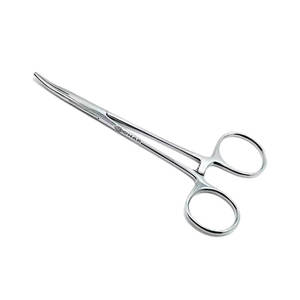 Instrumento avanzado de tijeras y fórceps quirúrgicos, fórceps hemostáticos curvos con abrazaderas de bloqueo manual, Material de acero inoxidable - Product Image 3