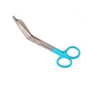 Ciseaux de chirurgie de haute qualité poignée enduite en acier inoxydable salle d'opération ciseaux à pointe pointue médicale - Product Image 1