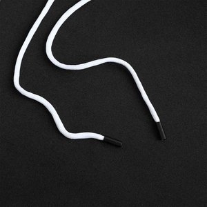 Men's M White Color Block <b>Polyester</b> <b>Hoodie</b> - Everyday Streetwear, Affordable Casual & Active Wear for Men - Product Image 6