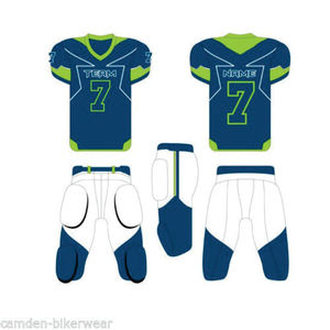 Última Llegada Venta Caliente Uniforme de Fútbol Americano de Alta Calidad de Todos los Tamaños Nuevo Estilo Uniforme de Fútbol Americano - Product Image 5