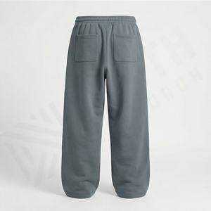 Pantalons de jogging amples pour hommes 2025, style hip-hop, pantalons longs, molleton épais, pantalons droits, pantalons rayés incurvés, couleur personnalisée - Product Image 2