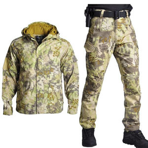 Ensemble de veste et de pantalon de chasse camouflage respirant et imperméable en softshell pour homme et femme, fabriqué au Pakistan - Product Image 4