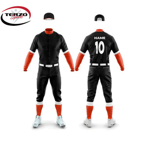 Customized Breathable Baseball Uniform Set with Custom Size & Logo Unisex Team <b>Training</b> Sportswear - Product Image 4