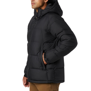 Chaqueta de Plumón Larga Personalizada con Capucha, Cuello Alto, Bordado con Logotipo, Cortavientos y Abrigada para Invierno para Hombre - Product Image 4