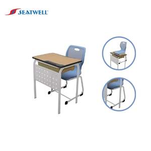 Conjunto de escritorio y silla para estudiantes para el estudio escolar - Product Image 1